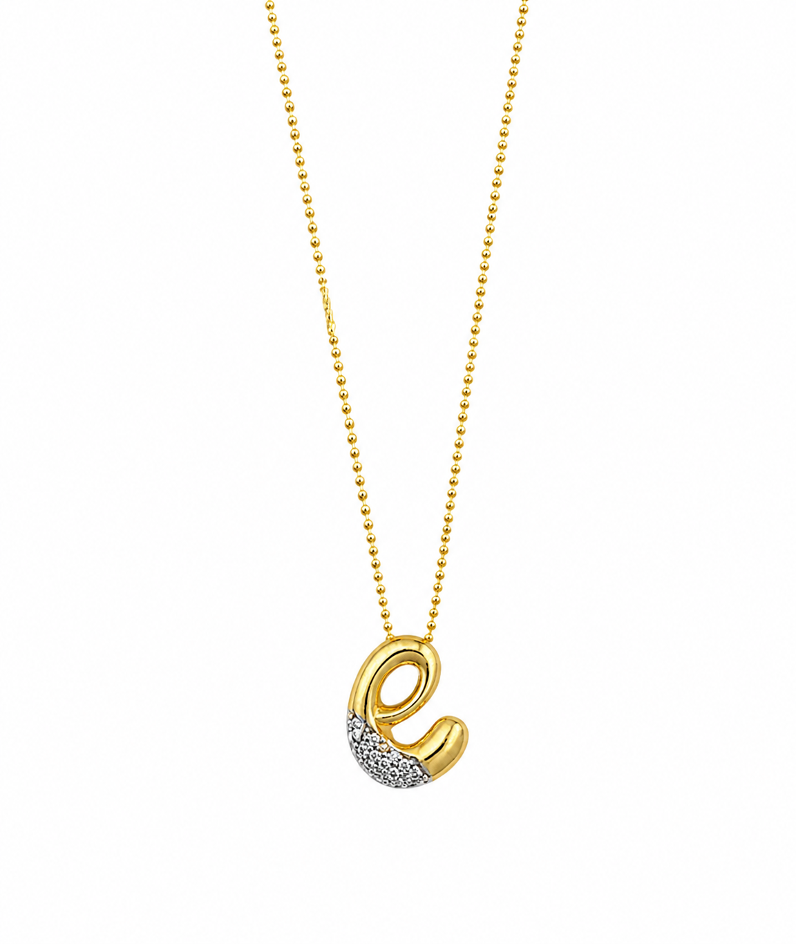 Chic Letter 925 Sterling Silver Necklace