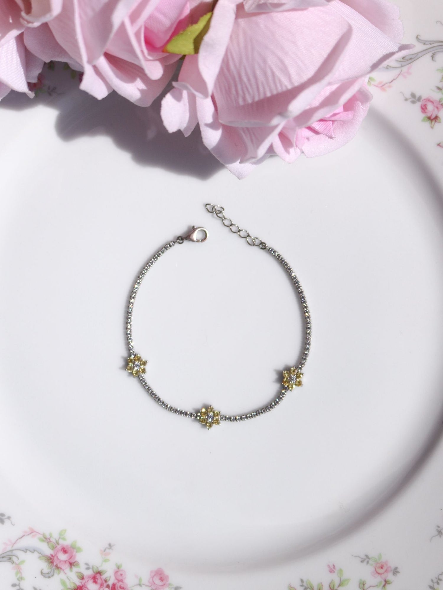 Daisy 925 Sterling Silver Bracelet