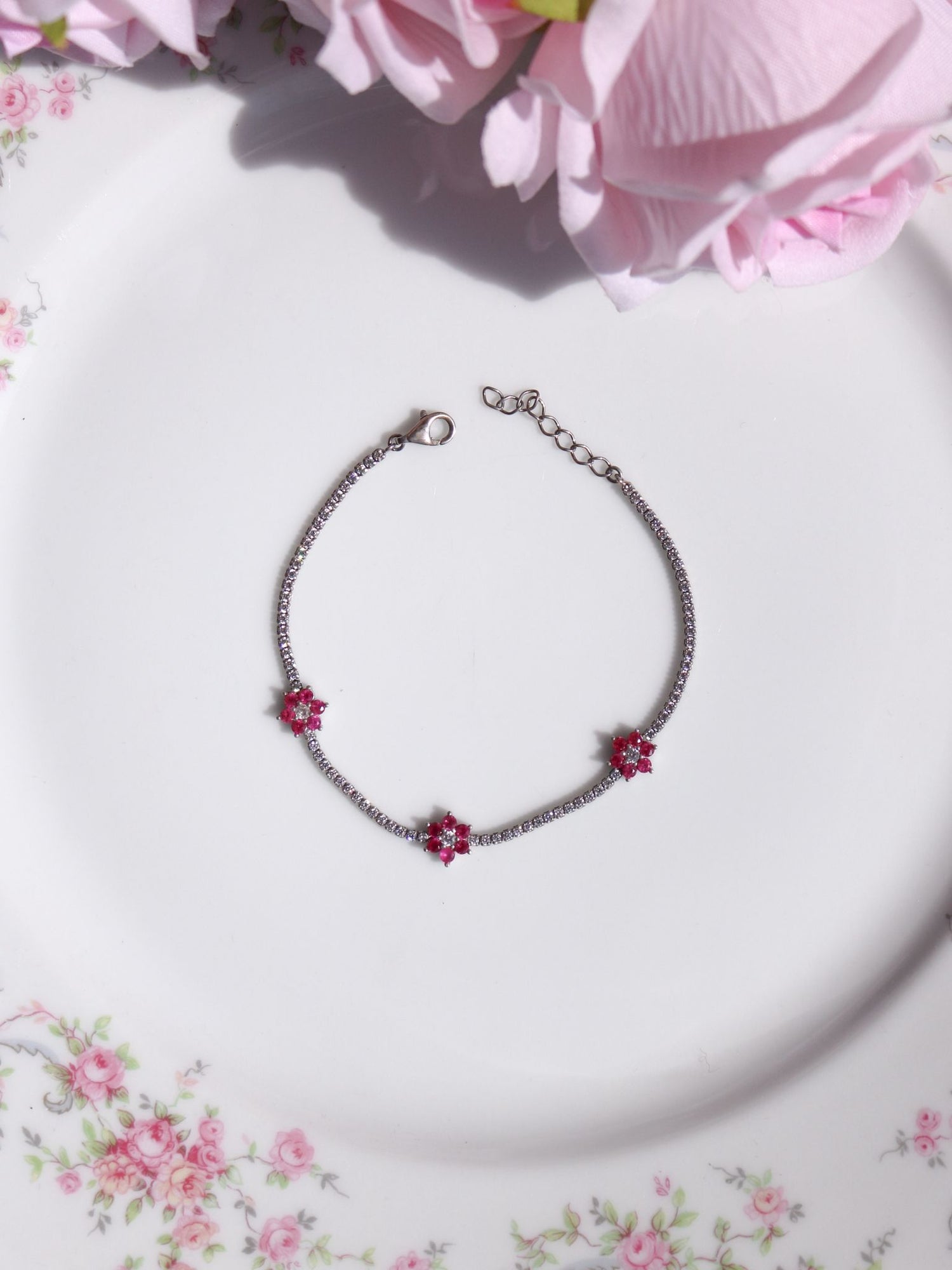 Daisy 925 Sterling Silver Bracelet