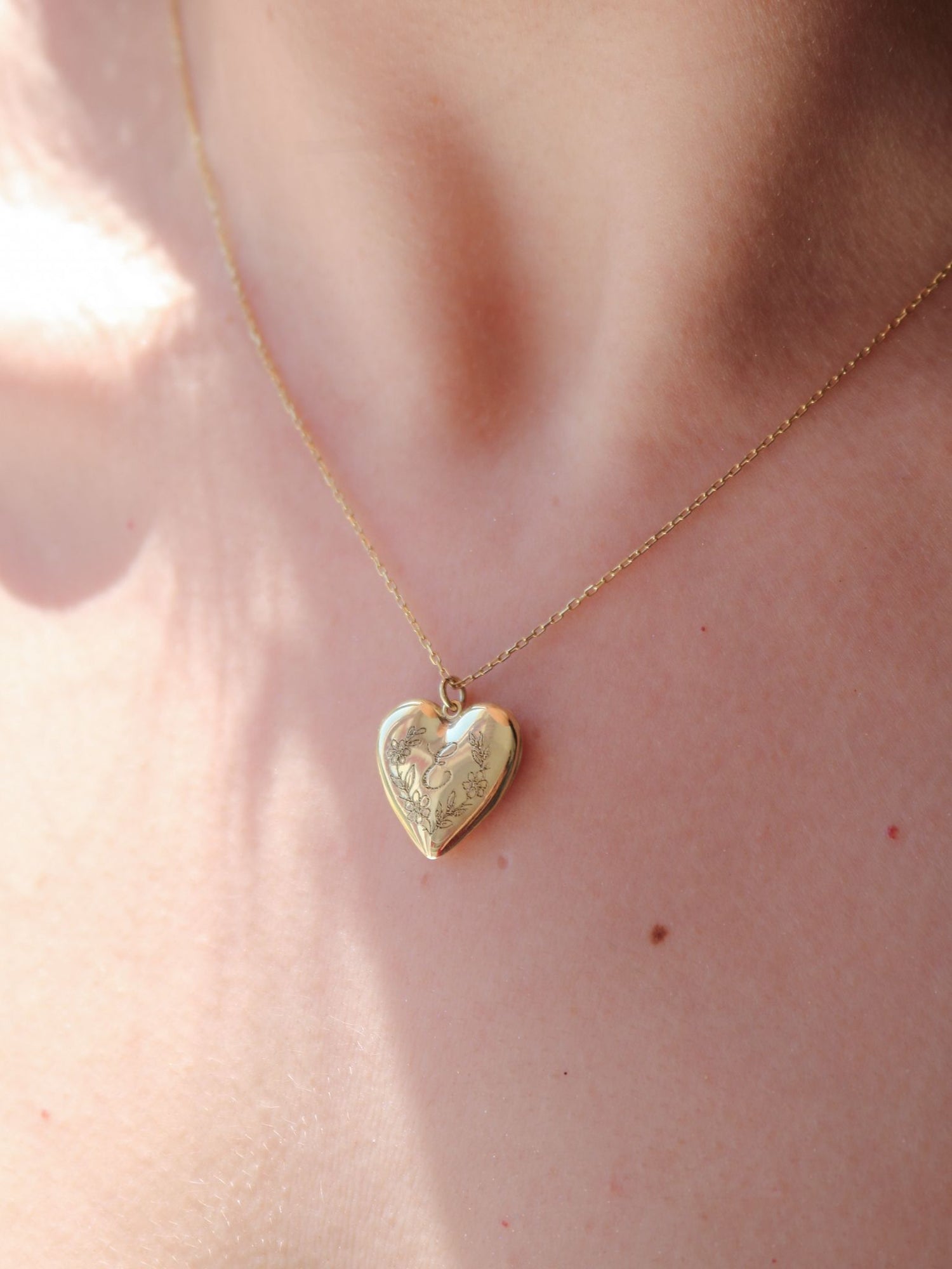 Deeply in Love Personalized Photo Locket 925 Sterling Silver Necklace