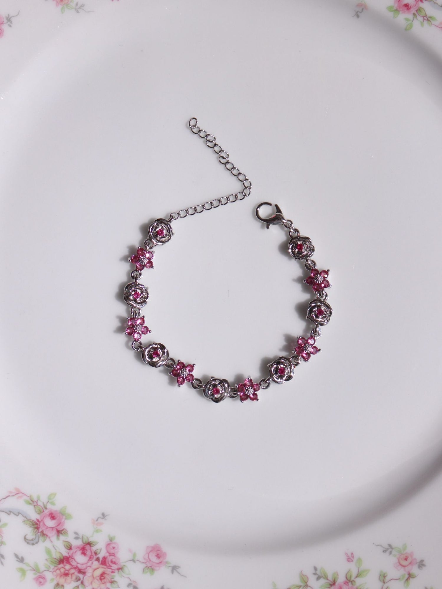Delicate Flower Crystal Bracelet