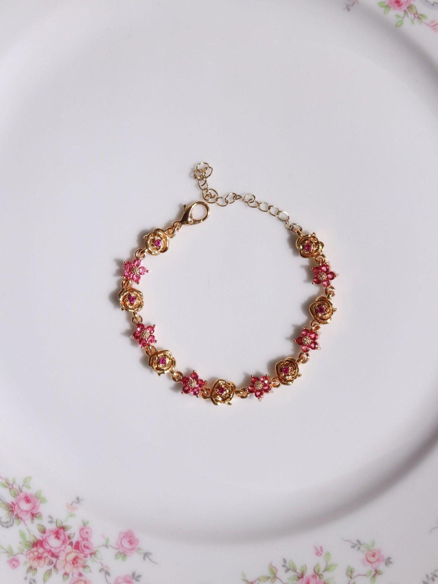 Delicate Flower Crystal Bracelet