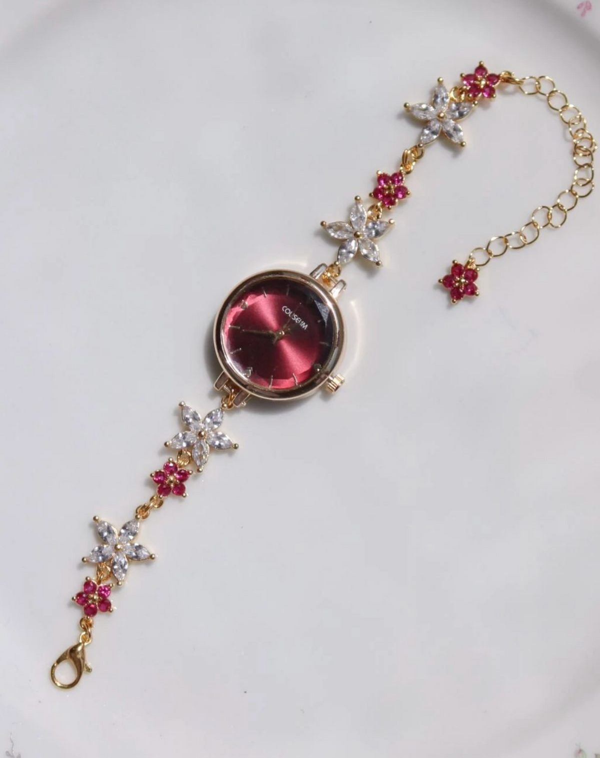 Dark Pink Mio Watch