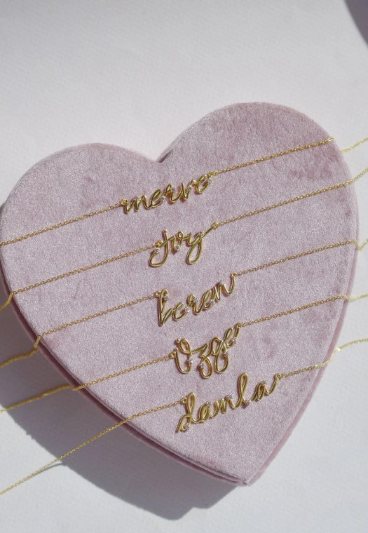 Personalized Stone Name 925 Silver Necklace