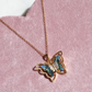 Glamorous Butterfly Necklace Steel