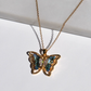 Glamorous Butterfly Necklace Steel