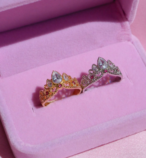 Rapunzel Crown Ring, Princess Ring β Reorah