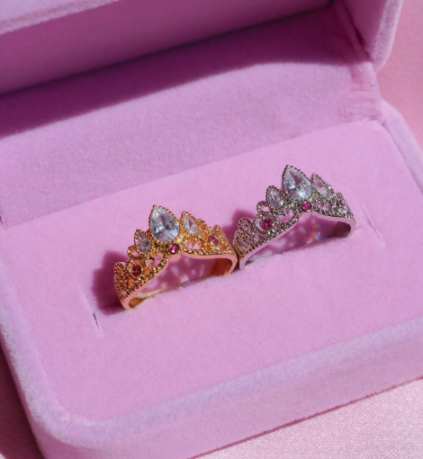 Rapunzel Crown Ring, Princess Ring