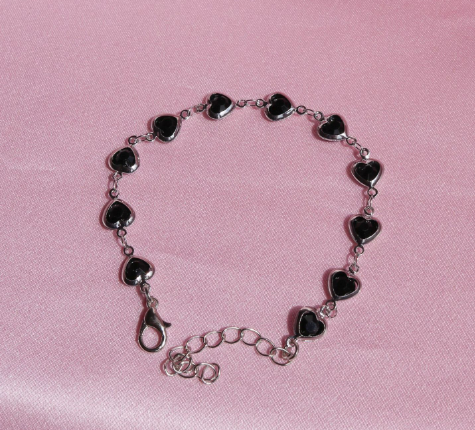 Black Heart Bracelet