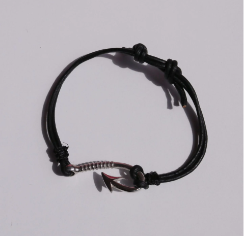 Haken Herrenarmband 925 Silber