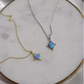 Oval Opal 925 Silver Necklace