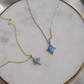 Oval Opal 925 Silver Necklace