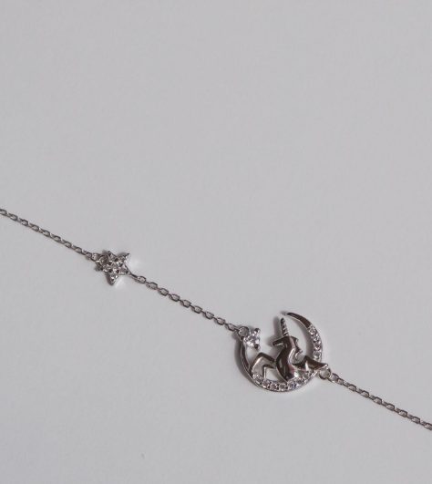 Unicorn 925 Silver Bracelet