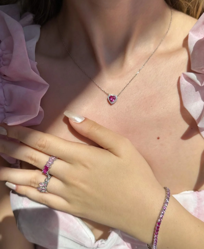 Pandora Heart 925 Silver Necklace