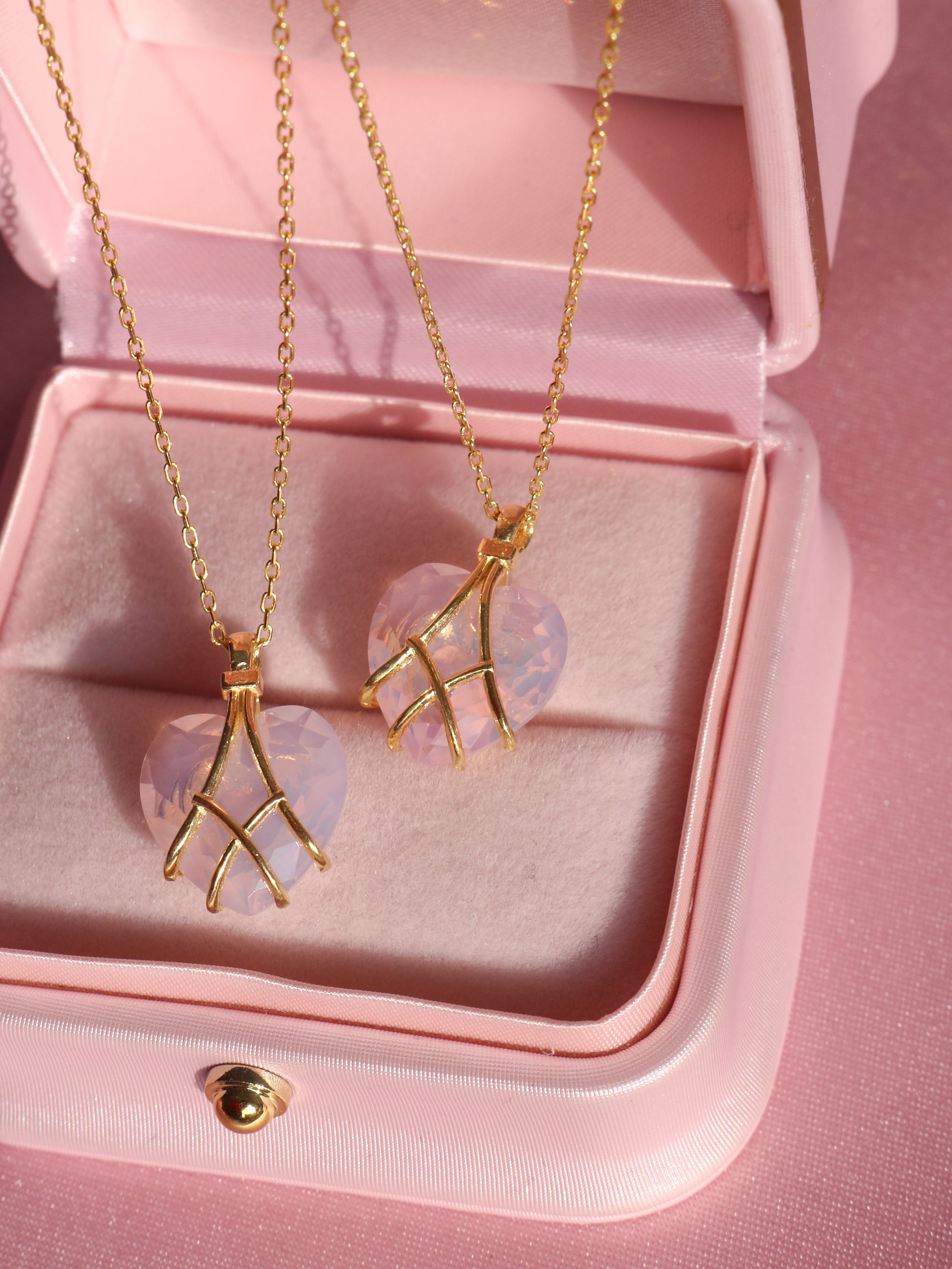 Tala By Kyla Couple Necklace Diamond Chataeu Heart Friendship