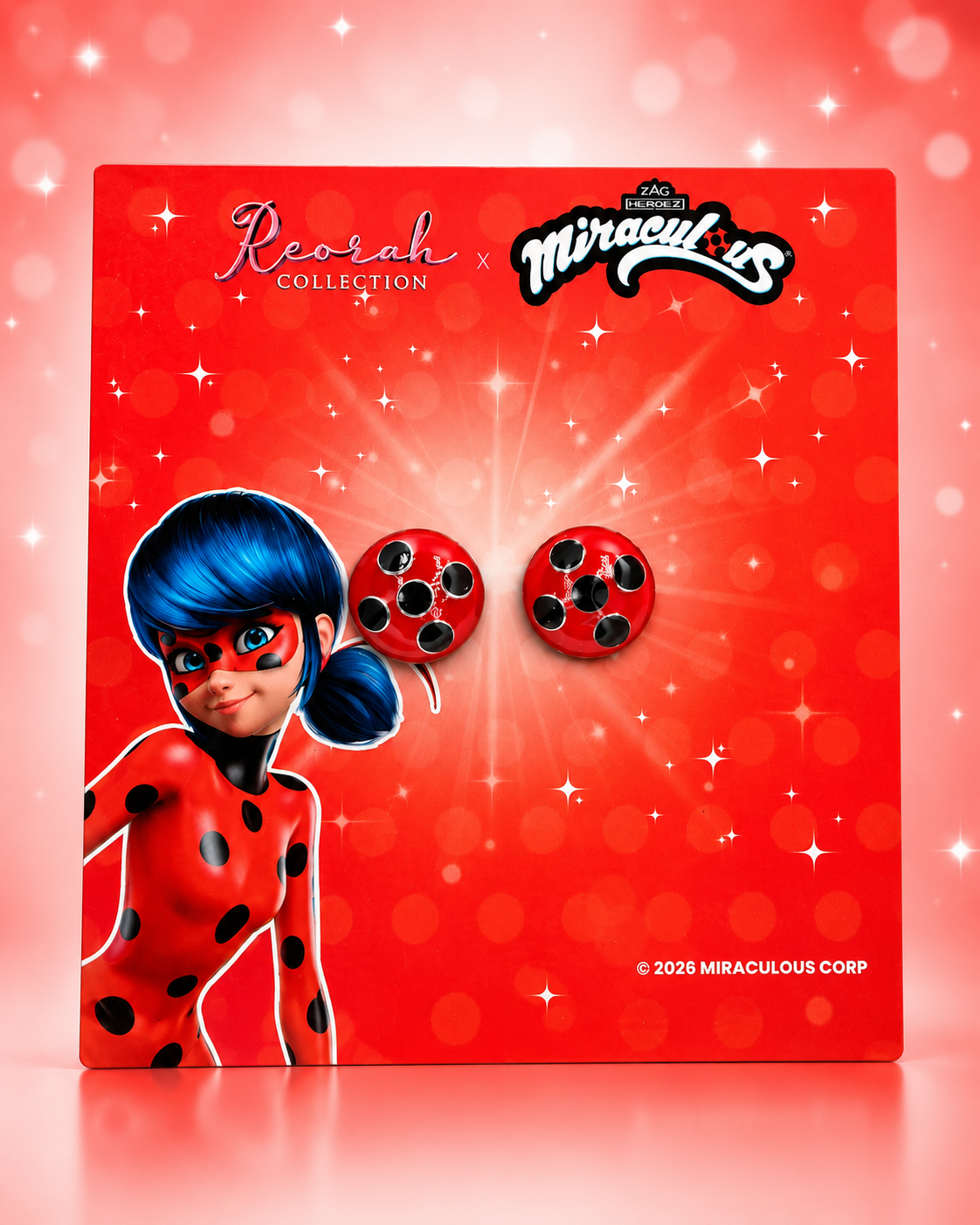 Miraculous® Ladybug Earrings