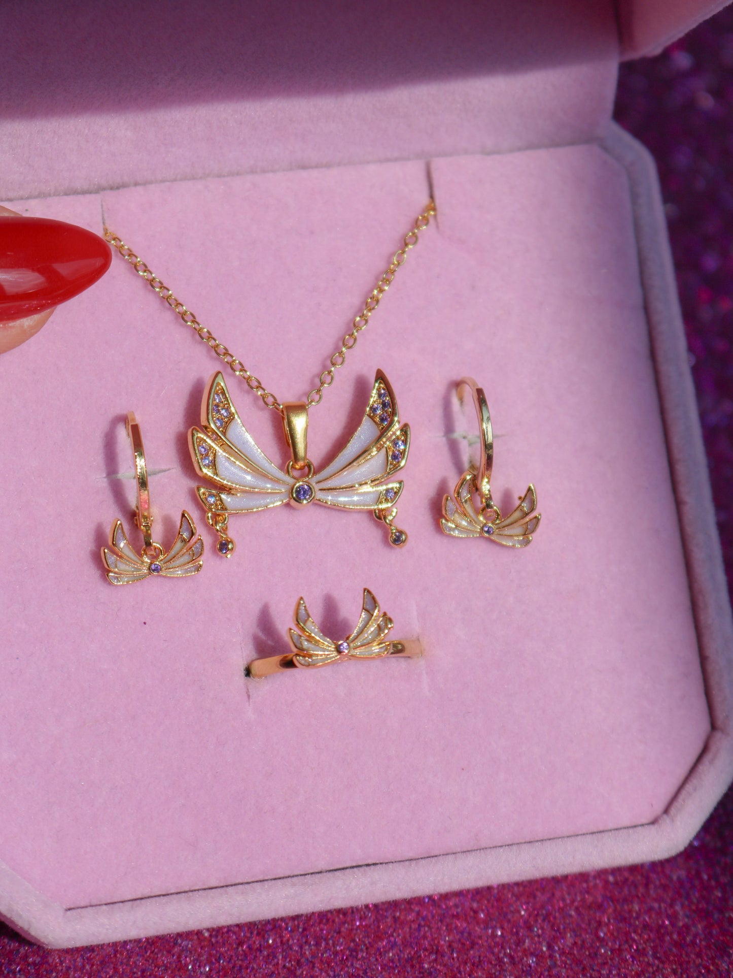 Winx Club Tecna Enchantix Fairy Wings Set