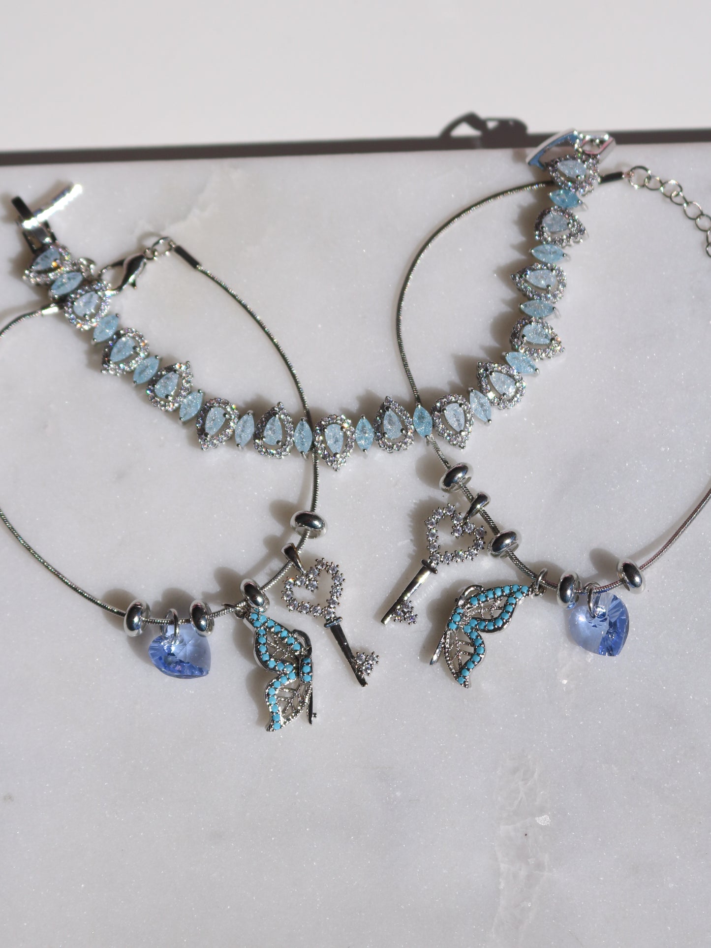 Fairy Mariposa Princess 2pcs Magnetic Friendship Bracelet