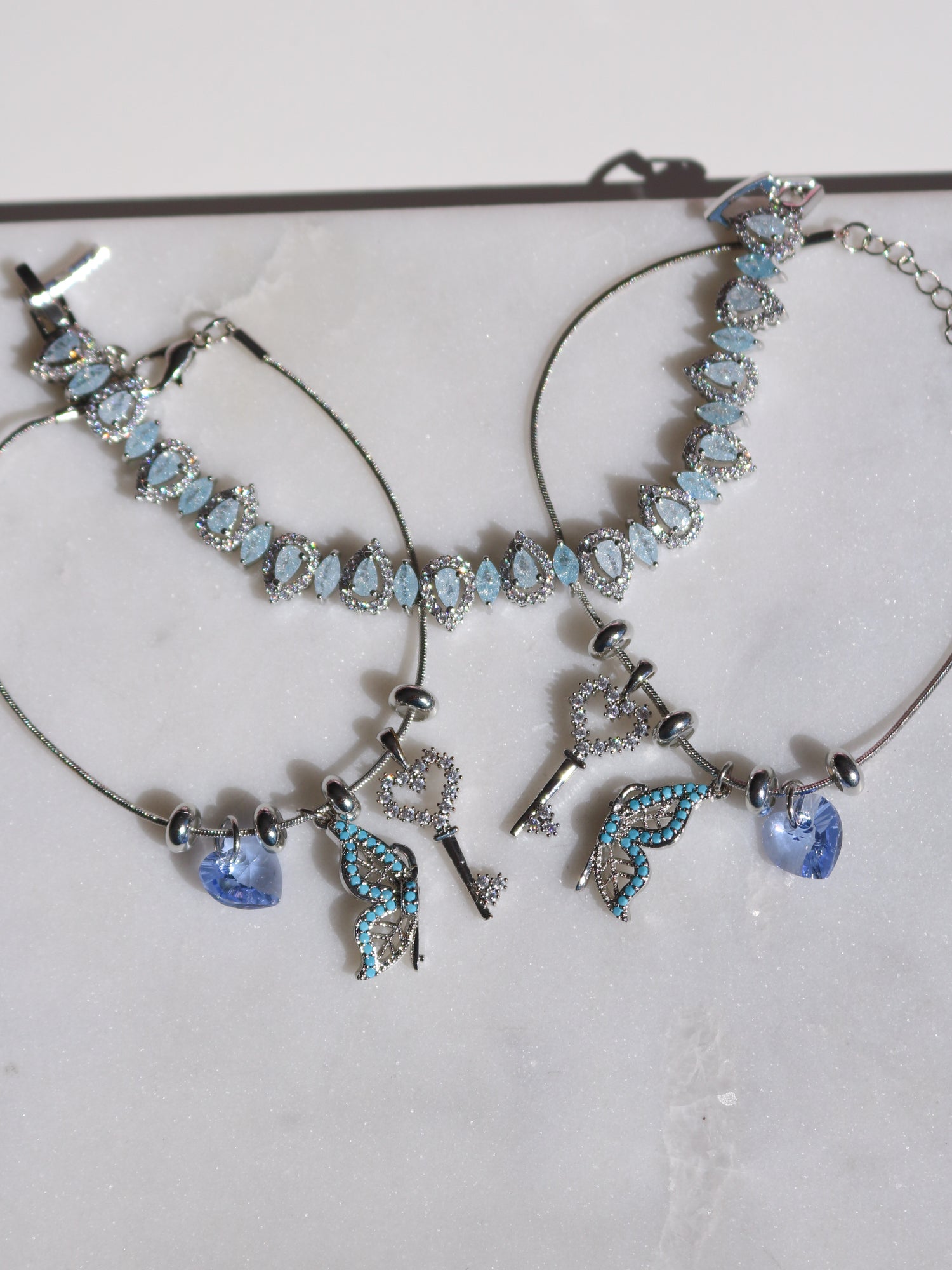 Fairy Mariposa Princess 2pcs Magnetic Friendship Bracelet