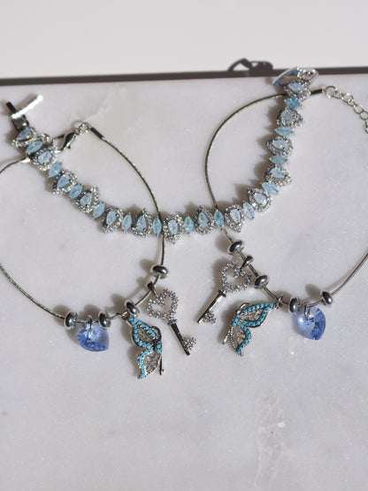 Fairy Mariposa Princess 2pcs Magnetic Friendship Bracelet