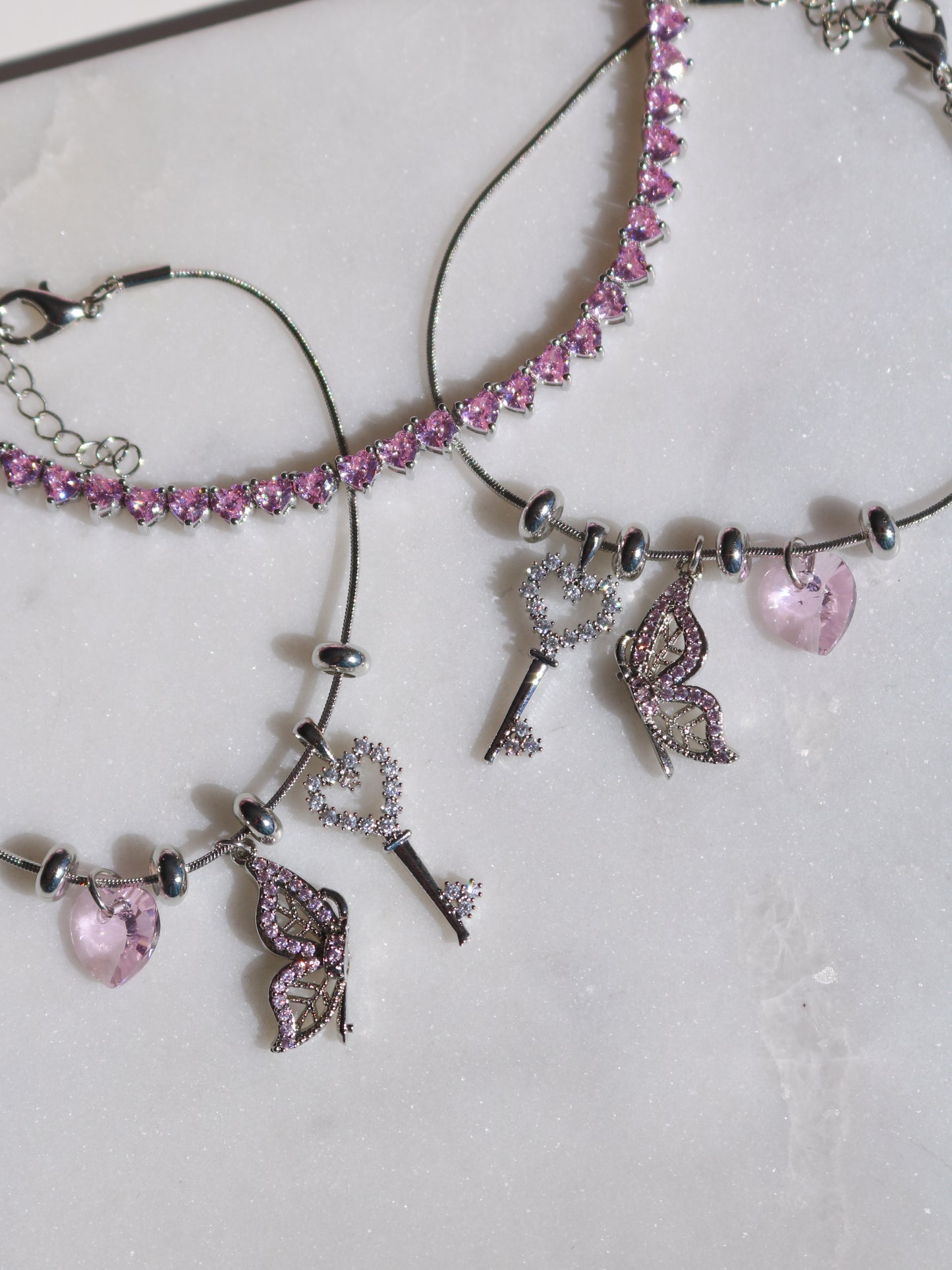 Fairy Mariposa Princess 2pcs Magnetic Friendship Bracelet