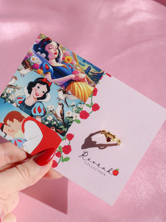 Snow White Ring, Ribbon Ring, 925 Sterling Silver