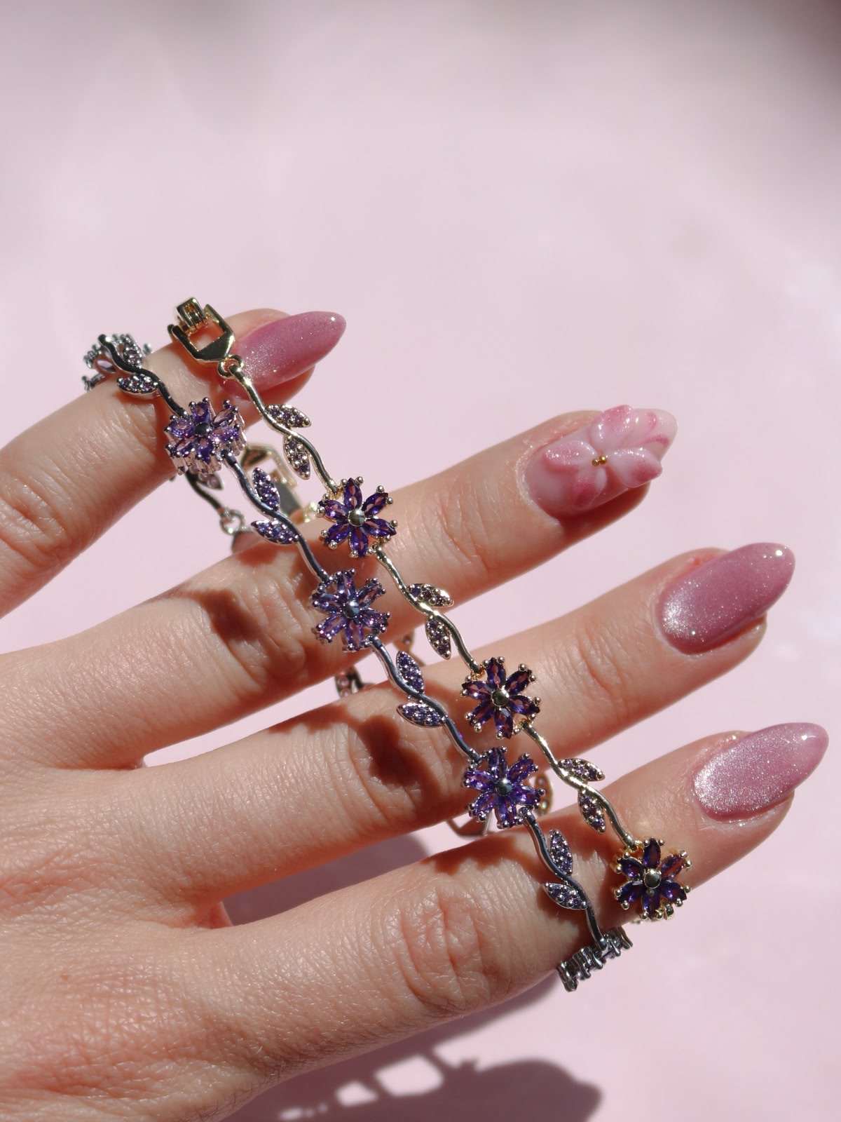 Lavender Blossom Bracelet