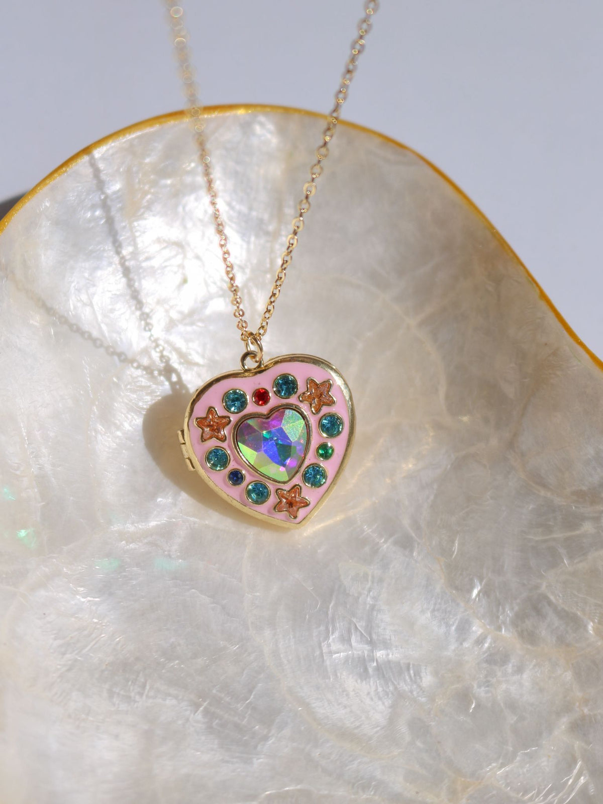 Magical Heart Personalized Photo Locket Necklace
