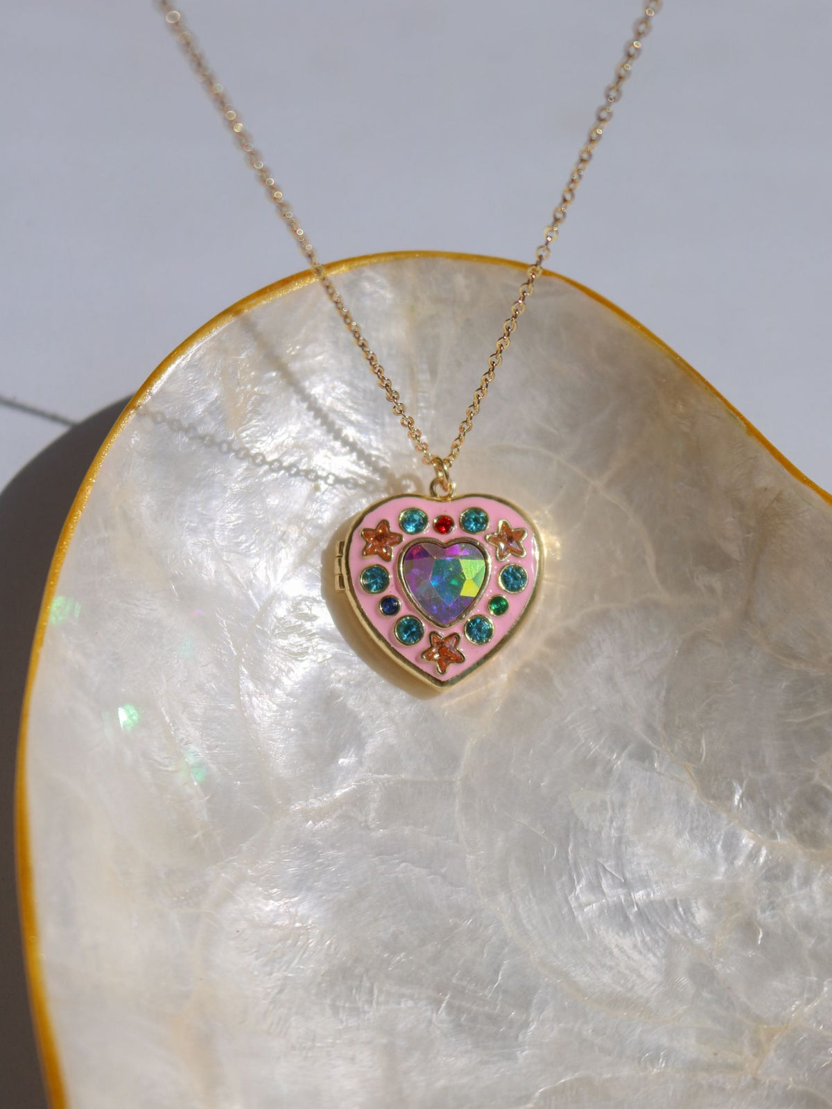 Magical Heart Personalized Photo Locket Necklace