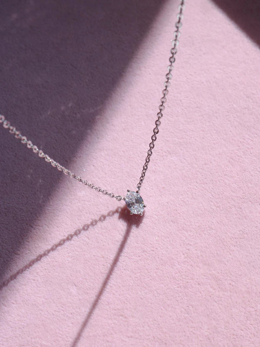 Minimal Stone Spark 925 Sterling Silver