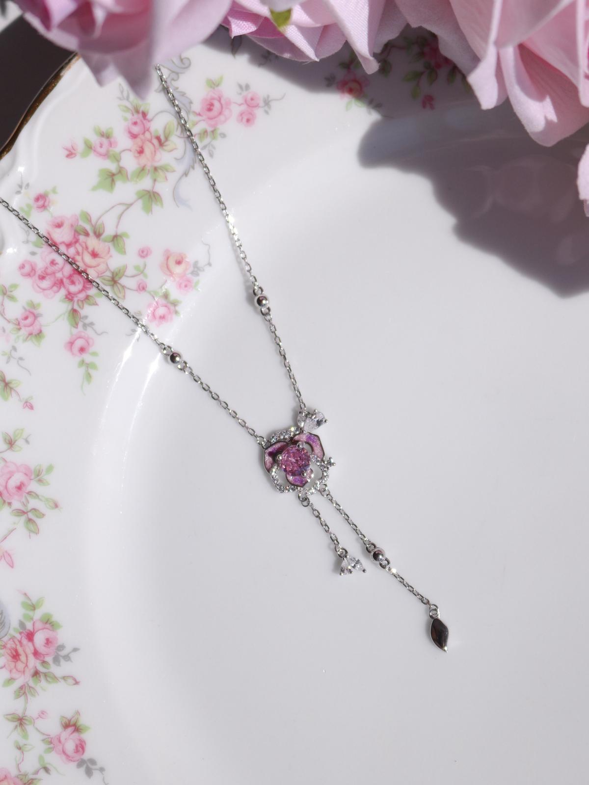 Mom’s Eternal Bloom 925 Silver Necklace