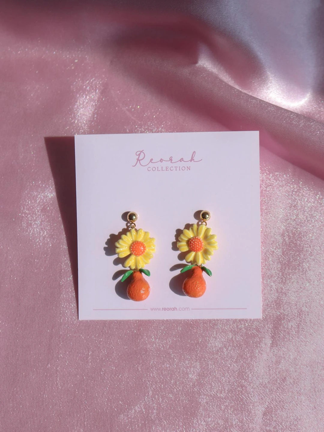 Orange Blossom Earrings