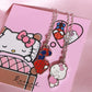 Hello Kitty und Spider-Man 2-teilige Emaille-Halskette, Cartoon-Schmuck, perfektes Geburtstagsgeschenk, zierlicher Schmuck