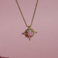 Rapunzel Dream Sun Opal Necklace, 925 Sterling Silver