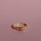 Sailor Warrior Crystal Power Ring, Opal Usagi Moon Ring, 925 Sterling Silver