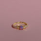 Sailor Warrior Crystal Power Ring, Opal Usagi Moon Ring, 925 Sterling Silver