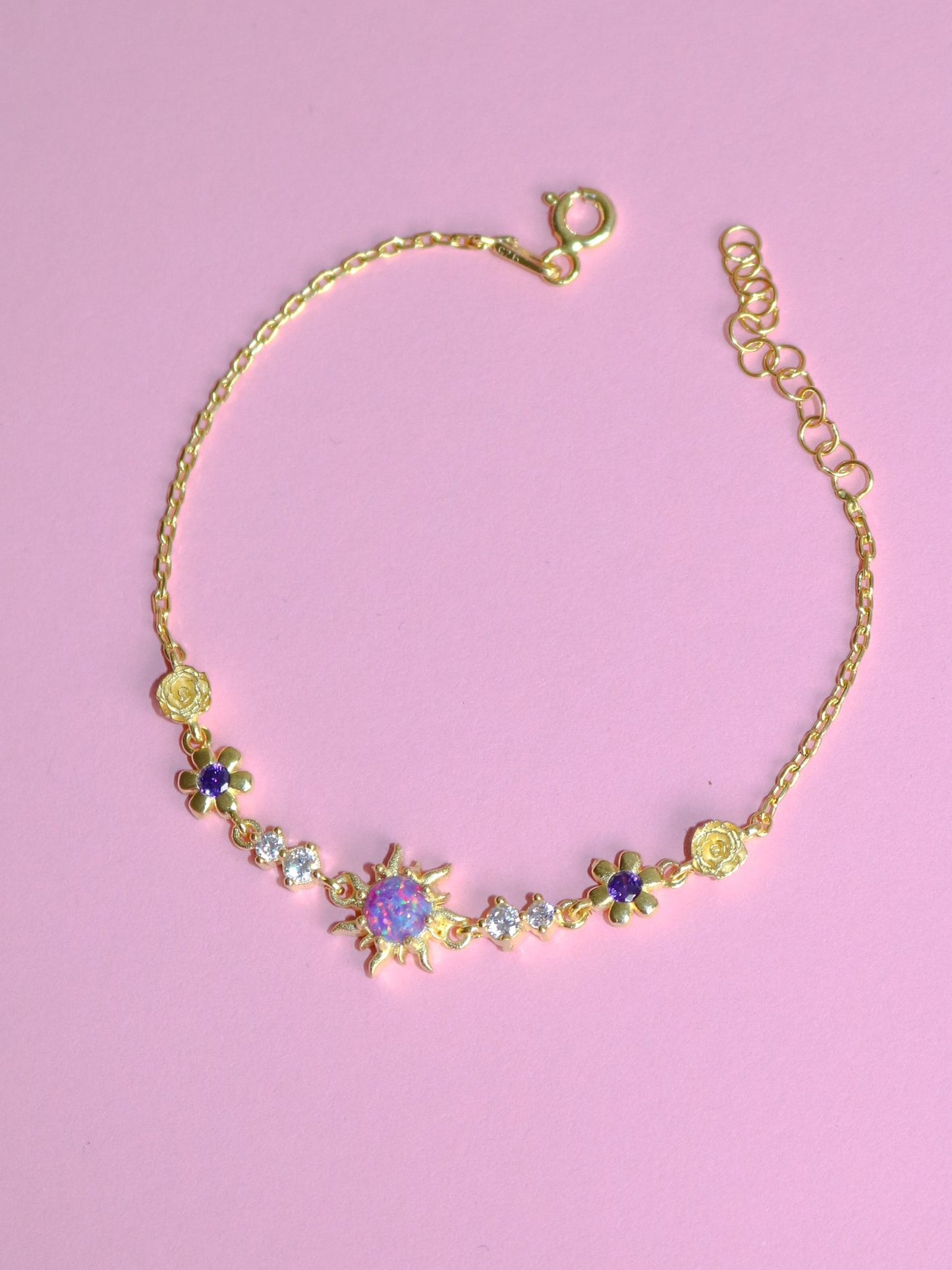 Rapunzel The Sun Opal 925 Silber Armband