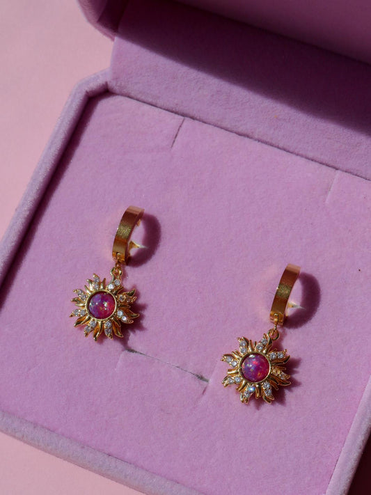 Rapunzel Spinning Sun Earrings