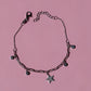 Star Charm Bracelet, 925 Sterling Silver