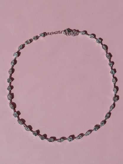 Bright Like a Diamond Necklace, 925 Sterling Silver