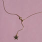 Star Initial Necklace, 925 Sterling Silver