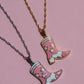 Star Boots Necklace