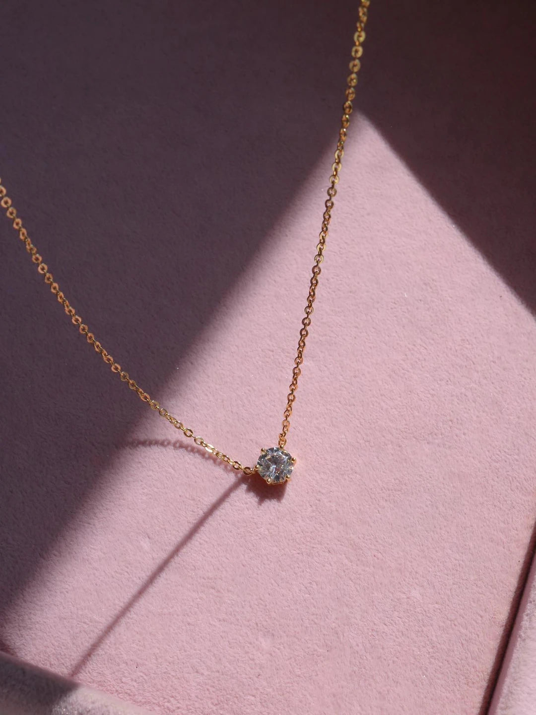 Pure Stone Necklace, 925 Sterling Silver