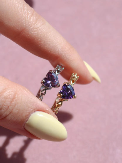 Purple Love Shine Ring