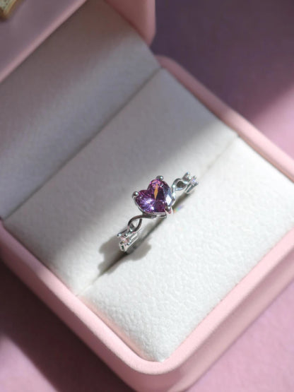 Purple Love Shine Ring