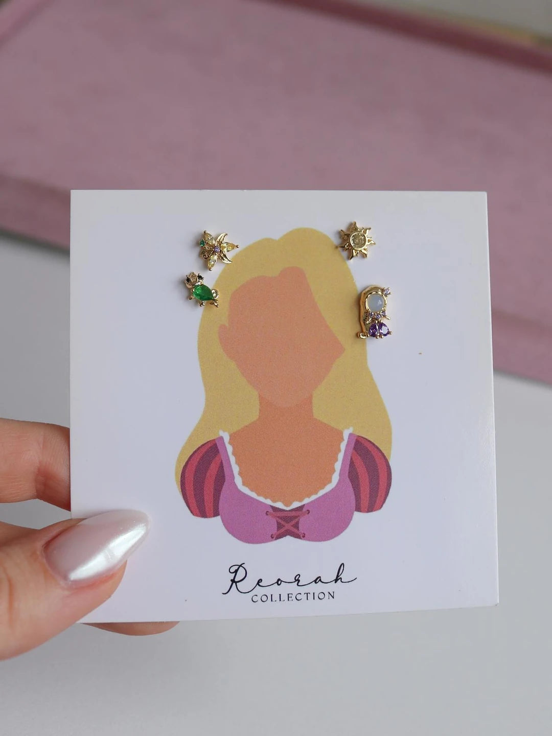 Rapunzel Stud Earring Set