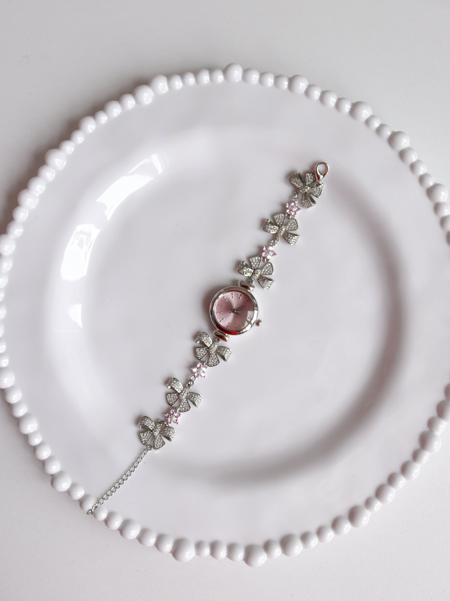 Rosy Bow Watch
