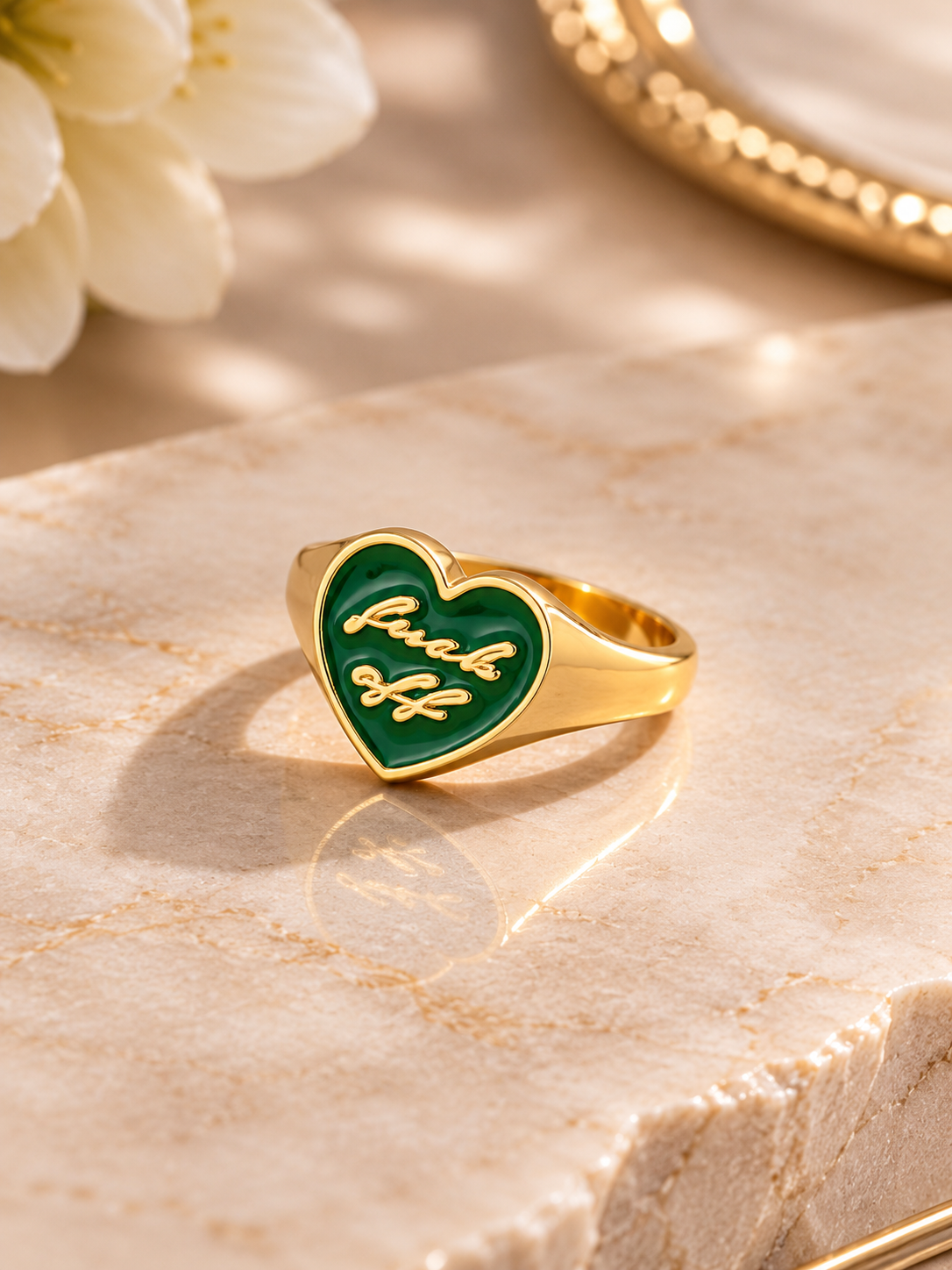 Heart F*ck Off Ring