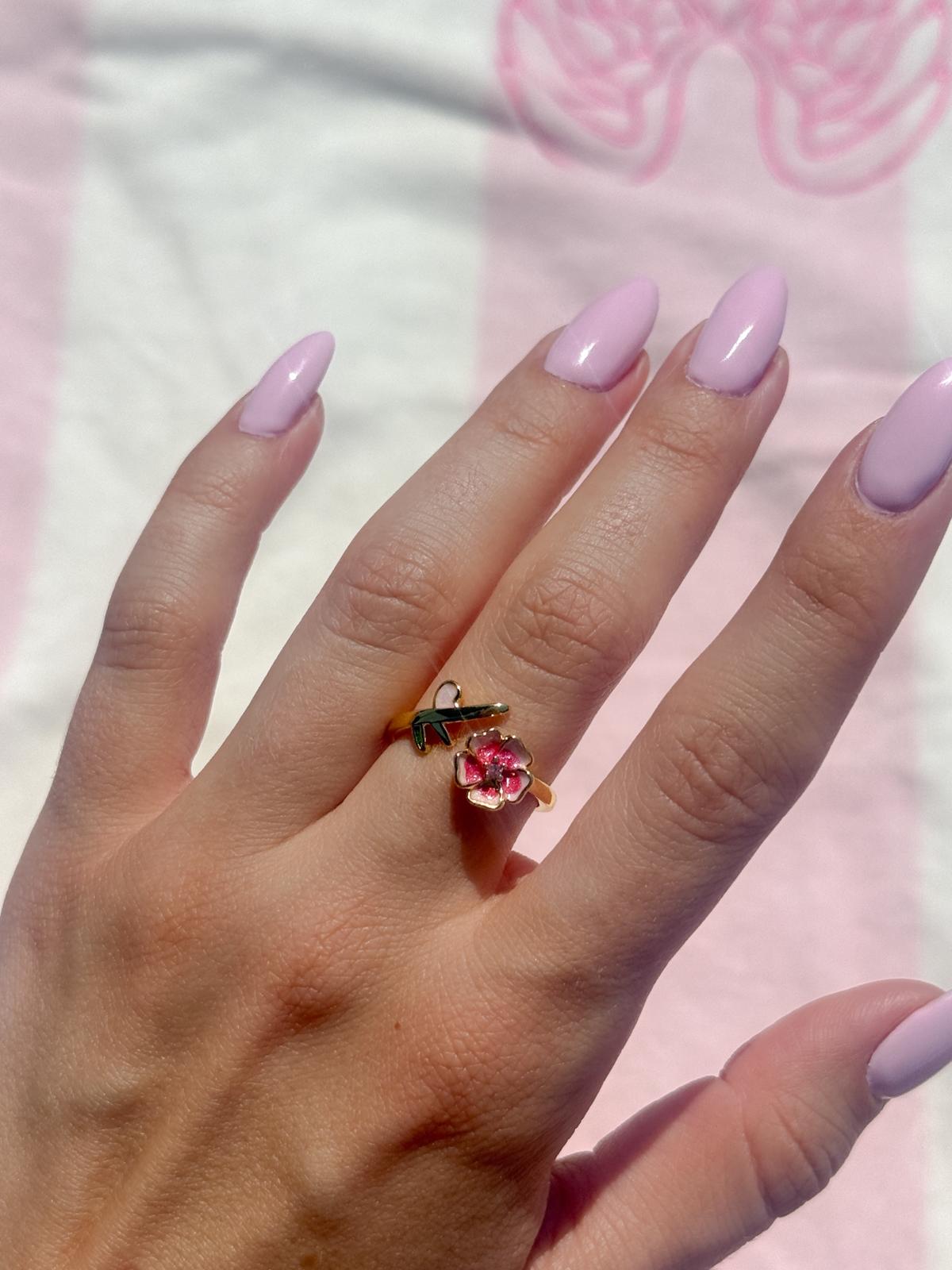Spring Cherry Blossom Ring