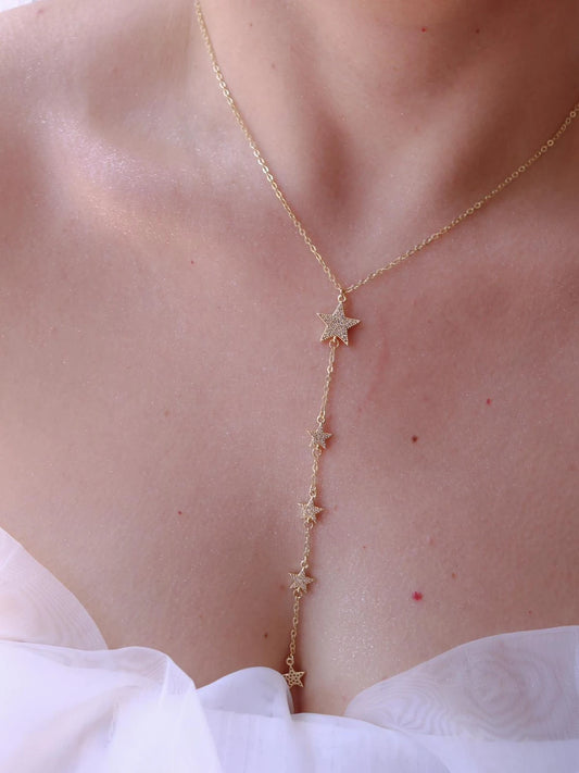 Star Sparkle Y Necklace